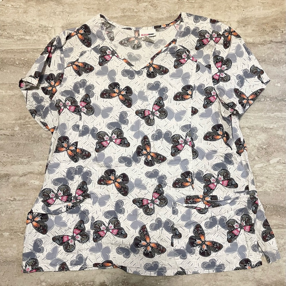 Scrubstar women’s scrub top size XL